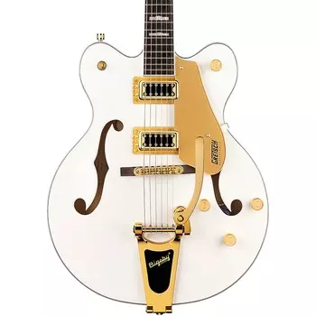 Gretsch Guitars G5422TG Electromatic Classic Hollowbody Double-Cut с Bigsby и золотой фурнитурой Электрогитара Snow Crest White