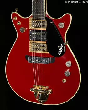 Gretsch Limited Edition Malcolm Young Signature Jet, накладка на гриф из черного дерева, винтажный красный цвет Firebird (625) Limited Edition Malcolm Young Signature Jet, Ebony Fingerboard, (625)