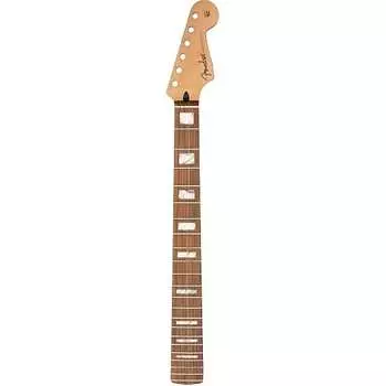Гриф Fender Player Series Stratocaster с вставками в виде блоков, 22 лада Medium Jumbo, Pau Ferro Necks
