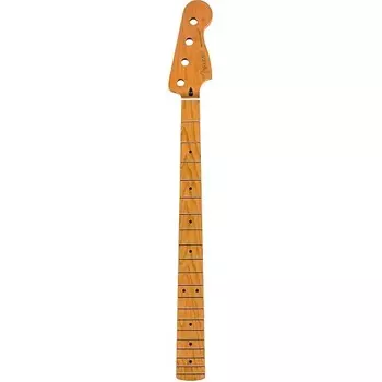 Гриф Fender Precision Bass из жареного клена, 20 ладов Medium Jumbo, 9,5 дюйма, клен, C-образная форма Necks