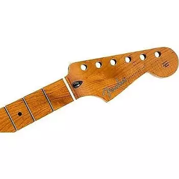 Гриф Fender STRATOCASTER ИЗ ЖАРЕНОГО КЛЕНА, 21 УЗКИЙ ВЫСОКИЙ ЛАД, 9,5-ДЮЙМОВАЯ С-ОБРАЗНАЯ ФОРМА Roasted Maple