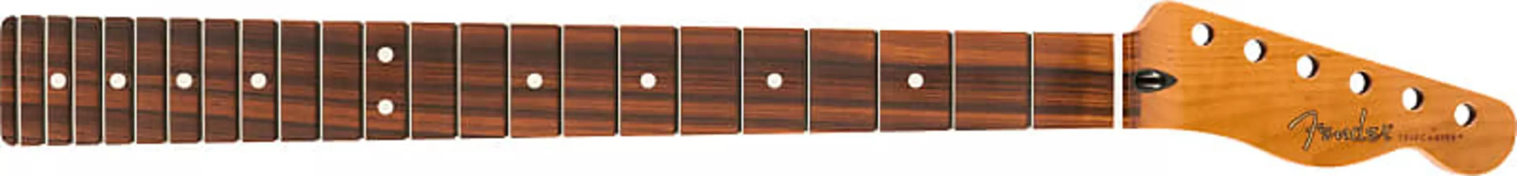 Гриф Fender Telecaster из жареного клена, 22 лада Jumbo, 12 дюймов, Pau Ferro, плоскоовальная форма
