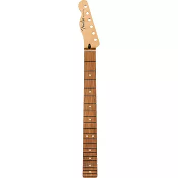 Гриф грифа с обратной головкой грифа Fender Player Series Telecaster, 22 лада среднего размера, радиус 9,5 дюйма, современная буква "C", Pau Ferro