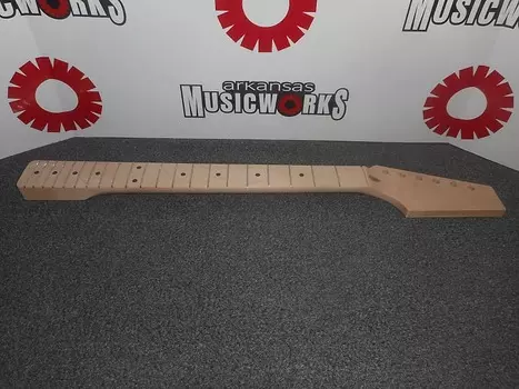 Гриф из массивного клена с полукруглой головкой, радиус 9,5", квадратный каблук, #PHM-T1F Allparts