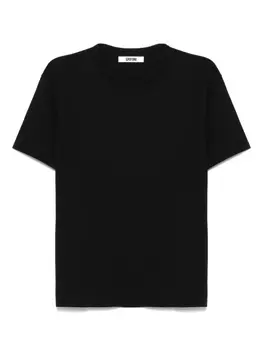 Grifoni whipstitch-detail Футболка, черный