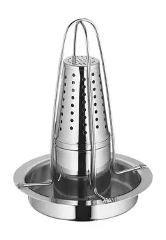 Гриль для курицы Advantage, серебро, 17,8 см KuChenprofi, серебро