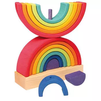 Grimm's башня из 2-х радуг цвет 1+, 1 упаковка