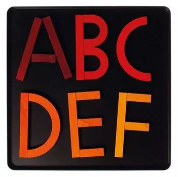 Grimm's магнитный пазл алфавит 5+, 1 упаковка