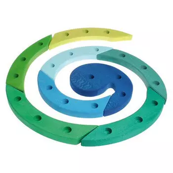 Grimm's сине-зеленая декоративная спираль, 1 шт.