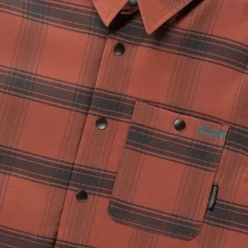 Grind Flannel – Мужская одежда Troy Lee Designs, цвет Russet