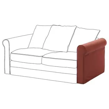 ГРЁНЛИД Подлокотник, Люнген светло-красный GRNLID IKEA