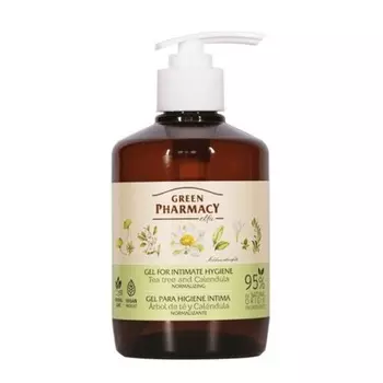 Grne Apotheke Нормализующий гель для интимной гигиены с чайным деревом и календулой Elfa Pharm