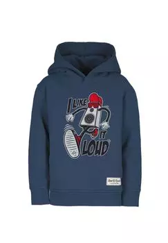 Громкая толстовка с капюшоном Band of Rascals, синий