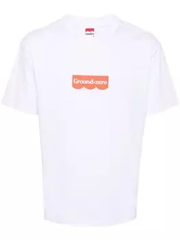 Ground Zero футболка с логотипом, белый