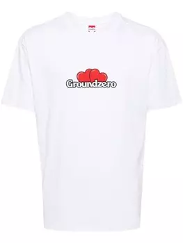 Ground Zero футболка с логотипом, белый