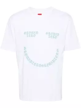 Ground Zero футболка с логотипом, белый