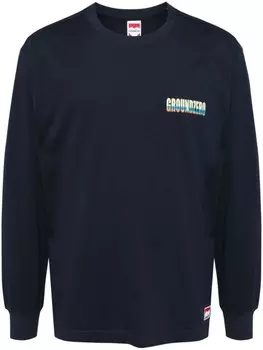 Ground Zero футболка с логотипом, синий