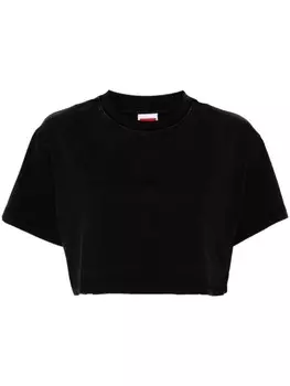 Ground Zero футболка с вышитым логотипом, черный