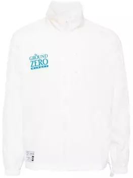 Ground Zero легкая куртка с логотипом, белый