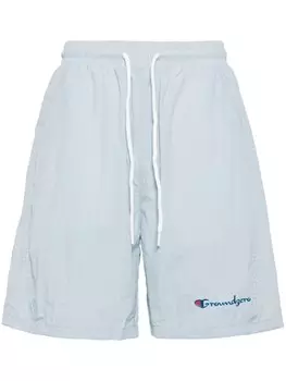 Ground Zero шорты с логотипом, синий