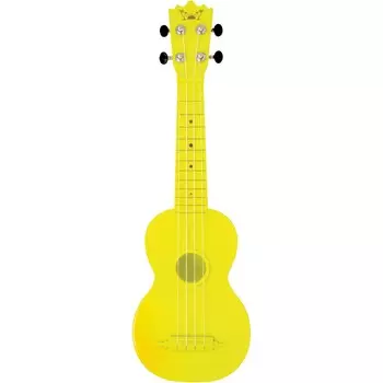 Grover-Trophy FN52 Пластиковая гавайская гитара-сопрано, желтая