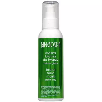 Грязевая маска для лица BINGOSPA с зеленой глиной