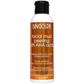 Грязевой пилинг для лица с кислотами AHA BINGOSPA