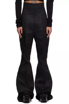 Грязные брюки Hollywood Bolan Rick Owens, черный