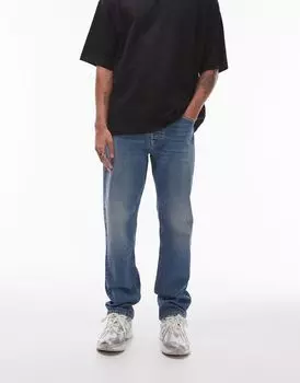 Грязные узкие джинсы Topman