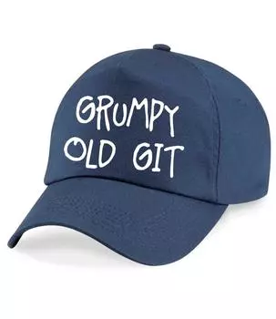 Grumpy Old Git Бейсбольная кепка для барбекю 60 SECOND MAKEOVER, темно-синий