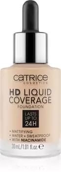Грунт Catrice HD Liquid Coverage, 010 Light Beige 30 ml