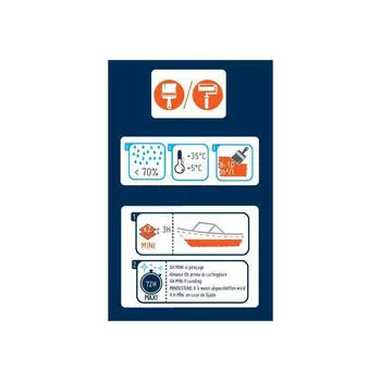 Грунтовка для подводного корпуса - серебро - 750 мл ORANGEMARINE, серебро