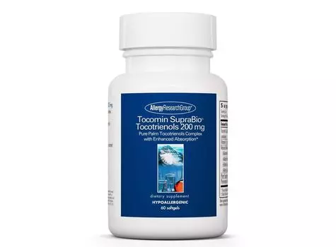 Группа исследований аллергии, Tocomin SupraBio Токотриенолы 200 мг, 120 мягких таблеток ARG