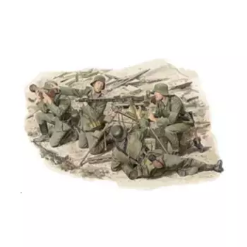 Группа крупнокалиберных пулеметов MG42, Dragon Models - '39 to '45 Series - Germany (1:35)