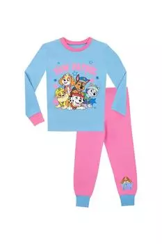 Групповая уютная облегающая пижама Paw Patrol, синий