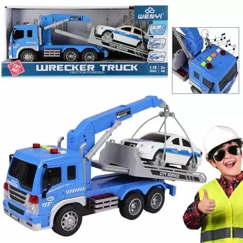 Грузовик, эвакуатор со звуковыми эффектами MEGA CREATIVE