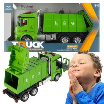 Грузовик - мусоровоз 6+ МЕГА КРЕАТИВ Универсал Mega Creative