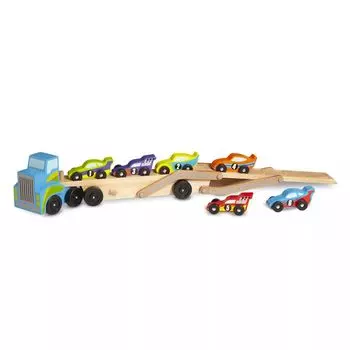 Грузовик-перевозчик гоночных автомобилей Melissa & Doug Melissa & Doug