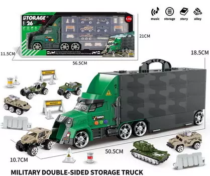 Грузовик С Машинкой И Аксессуарами Inna marka