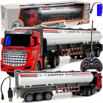 Грузовик с прицепом, автомобиль с дистанционным управлением, автомобиль TIR с радиоуправлением. Qulki