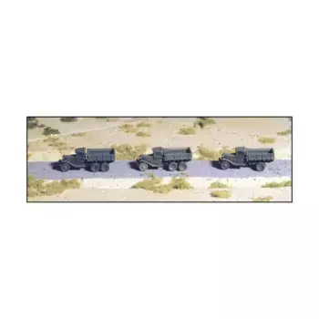 Грузовики ГАЗ, WWII Micro Armour - Russia - Softskins, ARV's, Armored Cars and Towed Guns (1:285)