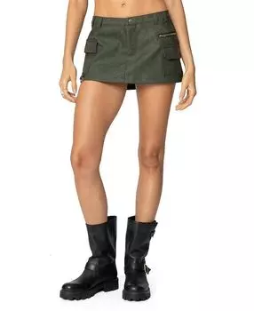 Грузовой микро-юбка Edikted, зеленый