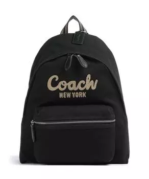 Грузовой рюкзак хлопок Coach, черный