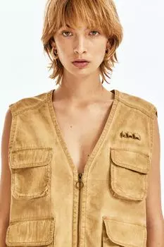 Грузовой жилет H&M, бежевый