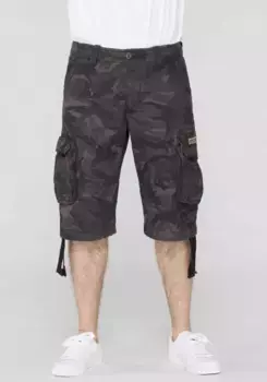 Грузовые бермуды Alpha Industries "Jet Short", черный
