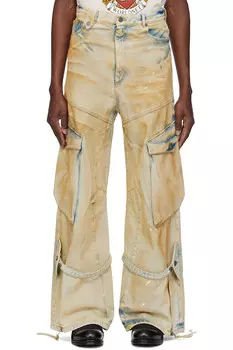 Грузовые джинсы Egonlab, желтый