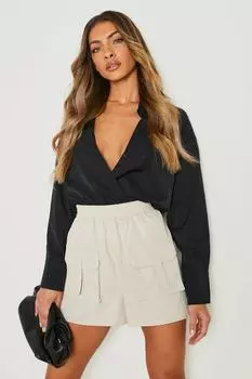 Грузовые шорты Boohoo, серый