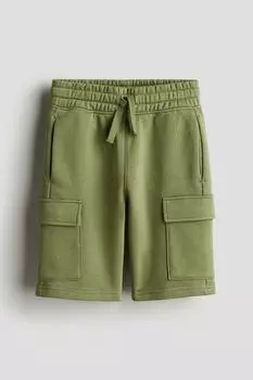 Грузовые шорты H&M, хаки