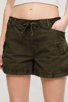 Грузовые шорты Superdry, зеленый