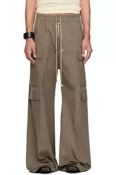 Грузовые штаны Hollywood Cargobelas Rick Owens, цвет dust